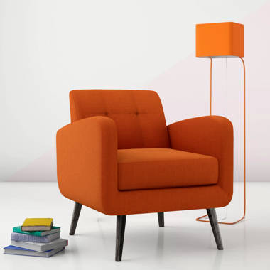 Wayfair orange chair new arrivals